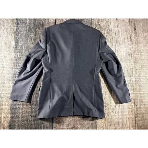 Banana Republic 3 Button Wool Blend Blazer Sport Coat Gray Men’s Size 40R - Picture 6 of 8